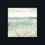 Aqua Horizon Leinwanddruck<br><div class="desc">Aqua Horizon II von Tim Oole. Design,  das den Blick auf den Horizont anregt,  mit aquamariner und beigefarbener Färbung.</div>