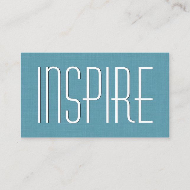 Aqua House LIFE COACH Simple Style V38B Visitenkarte (Vorderseite)