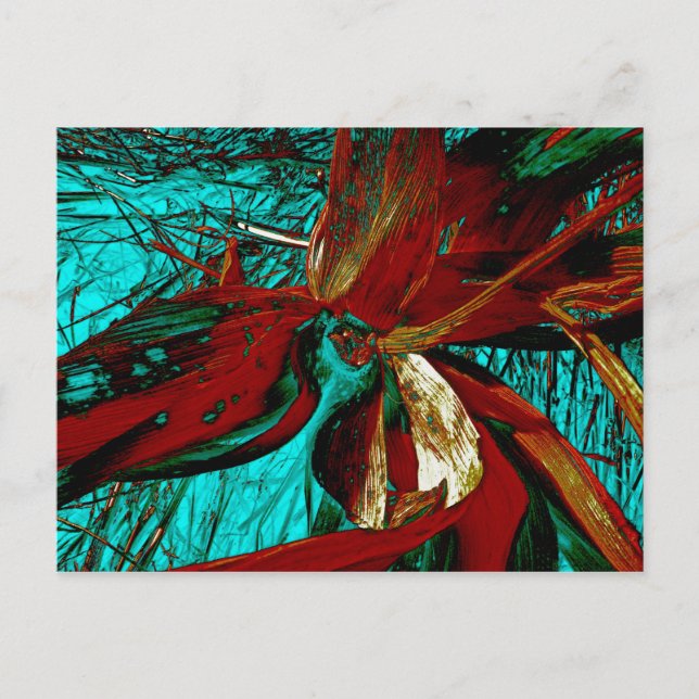 Aqua Husk Postcard Postkarte (Vorderseite)