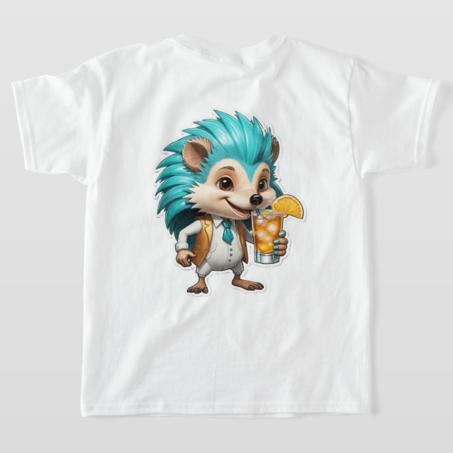 Aqua Igel T-Shirt (AblageHinten)