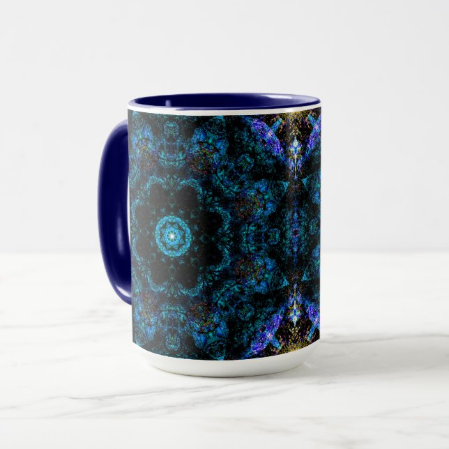 Aqua-Kaleidoskop-Effekt, Tasse (Vorderseite Links)