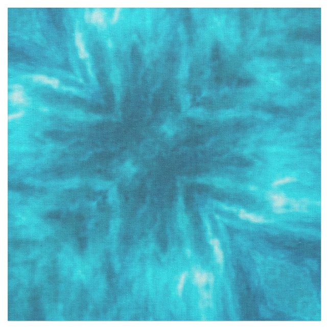 Aqua Krawatte-Dye Stoff (Nahaufnahme)