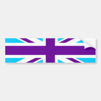 Aqua Lila Union Jack