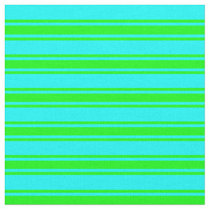 Aqua & Limon gestreiftes/geflochtenes Muster Stoff