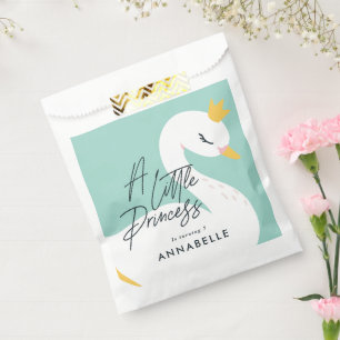 Aqua mädchenhaftes Foto wunderschönes Party Geschenktütchen