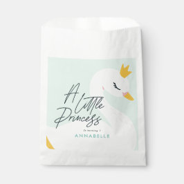 Aqua mädchenhaftes Foto wunderschönes Party Geschenktütchen