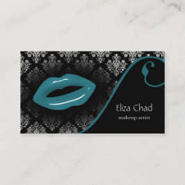 Aqua Makeup artist Business Cards Visitenkarte