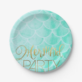 Aqua Mermaid Party | Unter dem Meeresgrund Pappteller