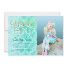 Aqua Mermaid Party | Unterhalb des Fotos