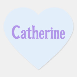 Aqua Mint Catherine Heart Stickers