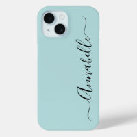 Aqua Mint Green Personalisiert Name