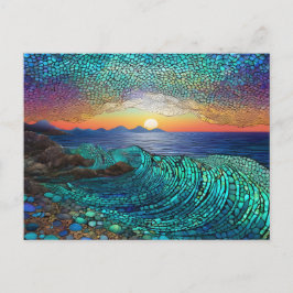 Aqua Mirage Seascape Postkarte