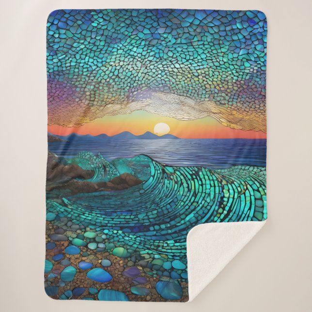 Aqua Mirage Seascape Sherpadecke (Vorderseite)