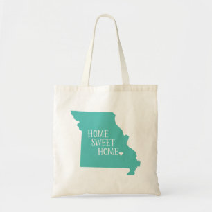 Aqua Missouri Zuhause Sweet Zuhause Staat Tote Bag Tragetasche