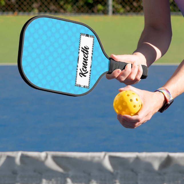 Aqua Mist von Kenneth Yoncich Pickleball Schläger (InSitu)