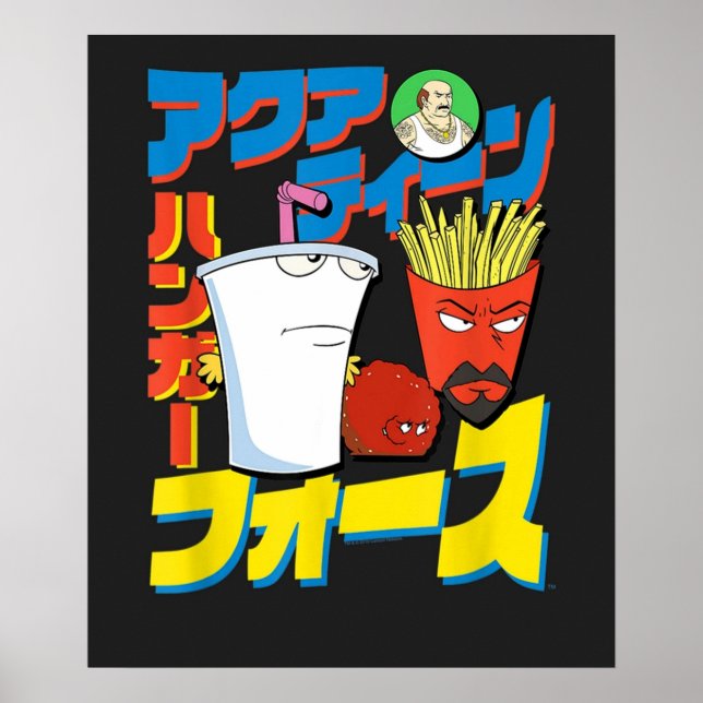 Aqua n Hunger Force Japanisches Comic Poster (Vorne)