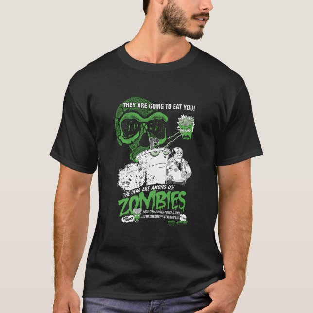Aqua N Hunger Force Zombies T-Shirt (Vorderseite)
