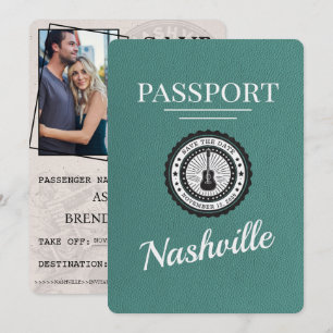 Aqua Nashville Reisepass Termin vormerken Save The Date
