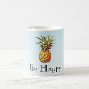 Aqua Ombre Happy Tropical Pineaple Kaffeetasse