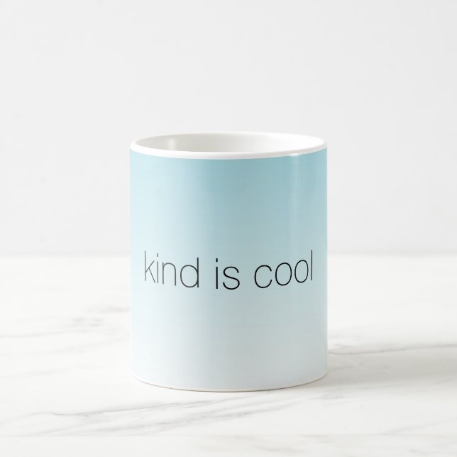 Aqua Ombre Kind ist Cool Kaffeetasse (Mittel)