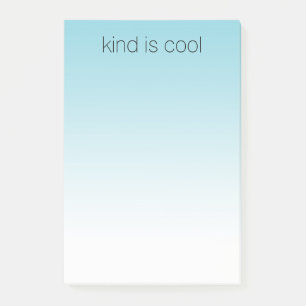 Aqua Ombre Kind ist Cool Post-it Klebezettel