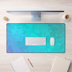Aqua Ombre Schreibtischunterlage