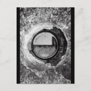 "Aqua Orb Gray" JTG Kunst, Dichtung und Musik Postkarte