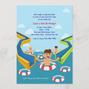 Aqua Park Einladung
