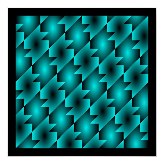 AQUA PATTERN DESIGN POSTER (Vorderseite)