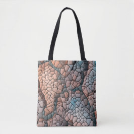 Aqua-Pfirsich- und schwarzes Quiltmuster