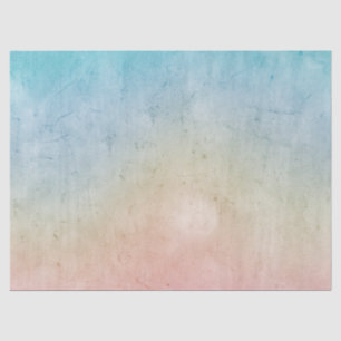 Aqua Pink Gefärbte Krawatte Seidenpapier