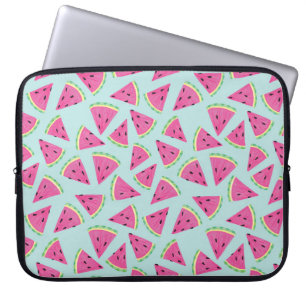 Aqua/Pink Wassermelone Laptop-Hülle Laptopschutzhülle