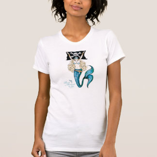 Aqua-Piraten-Meerjungfrau-T - Shirt ~ durch Kat