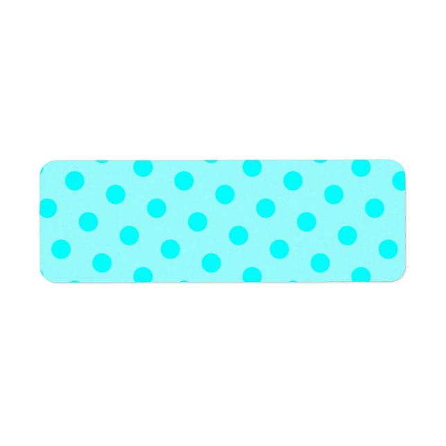 Aqua Polka Dots (Vorne)