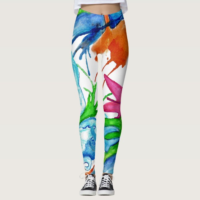Aqua Reef Leggings (Vorderseite)