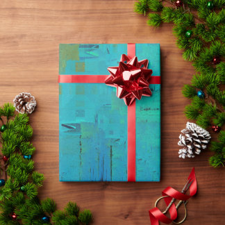 Aqua Resonance Geschenkpapier