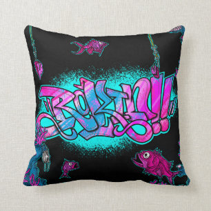 Aqua-Rokin-Black-Kissen Kissen