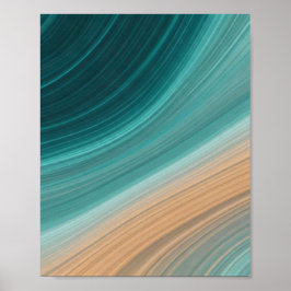 Aqua-Sand-Fluss Poster