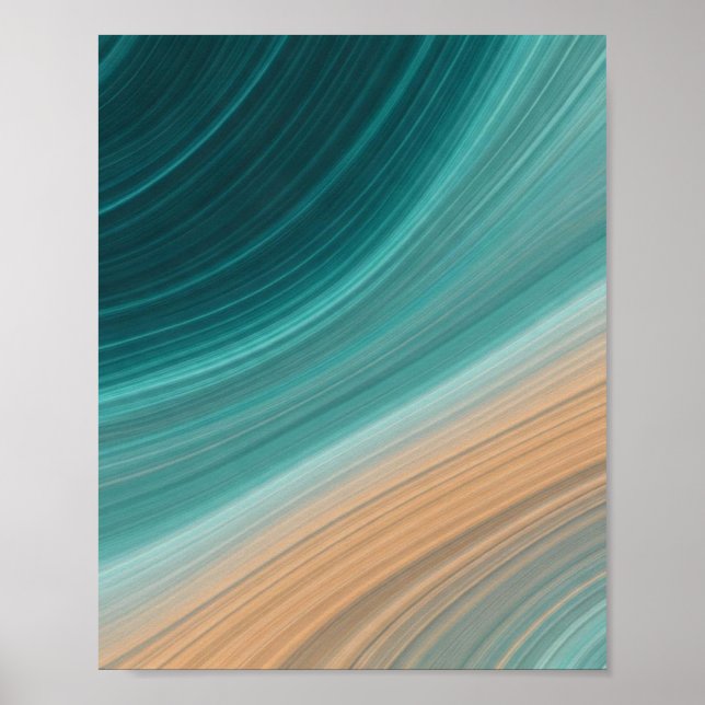 Aqua-Sand-Fluss Poster (Vorne)
