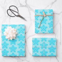 Aqua Snowflakes Niedlich