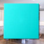 Aqua Solid Color | Classic | elegant Fliese<br><div class="desc">Aqua Solid Color | Classic | elegant | Trendy | Stilvoll | Geschenk</div>