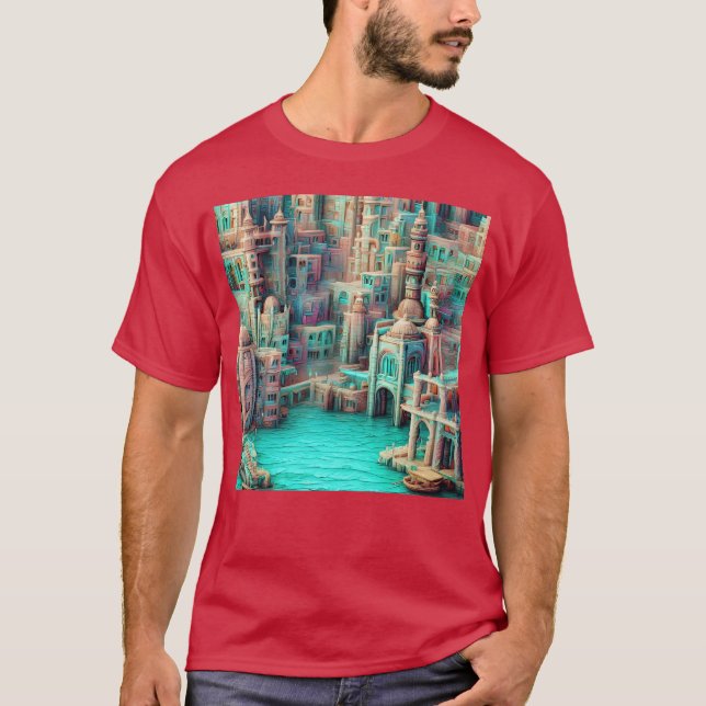 Aqua-Stadtfreunde T-Shirt (Vorderseite)