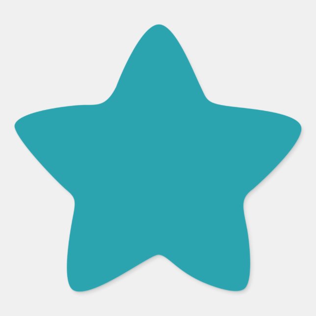 Aqua Star Sticker (Vorderseite)