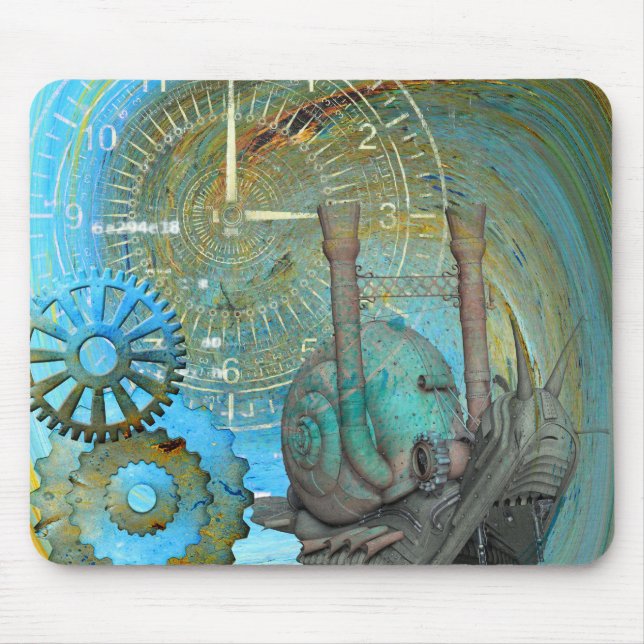 Aqua Steam Snail Traveller Mousepad (Vorne)