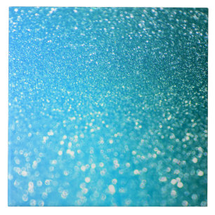 Aqua-Strand-blauer Sommer-Glitzer Fliese