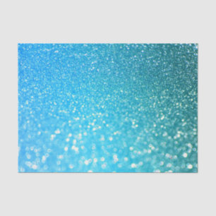 Aqua-Strand-blauer Sommer-Glitzer Seidenpapier