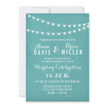 Aqua Summer String Light Wedites