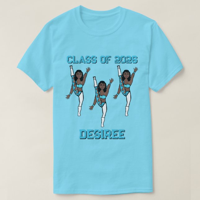 Aqua Swirl #1 T-Shirt (Design vorne)