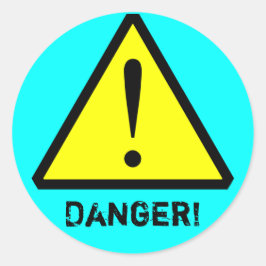 Aqua-Symbol-Aufkleber Runder Aufkleber