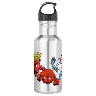 Aqua Teen Hunger Force Anime Graphic Edelstahlflasche